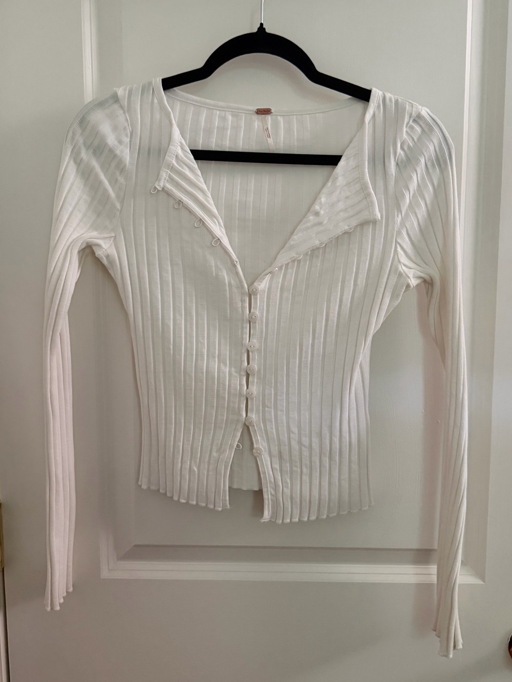Free People Tilly Long Sleeve Cardigan, white/cream - Picture 3 of 6